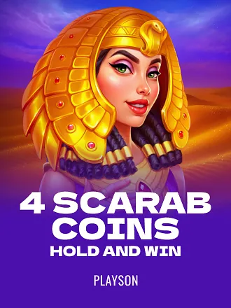 4 Scarab Coins: Hold and Win