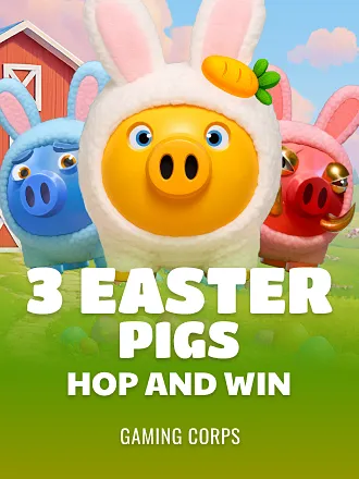 3 Easter Pigs - Hop and Win