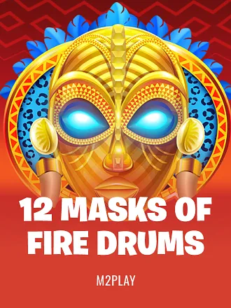 12 Masks of Fire Drums