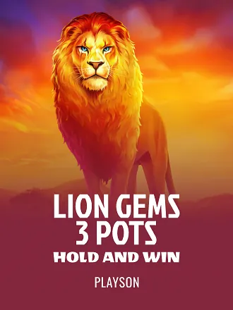 Lion Gems 3 Pots: Hold and Win
